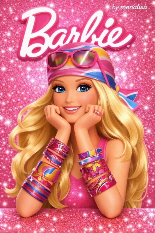 Toalla MOVA estampado BARBIE