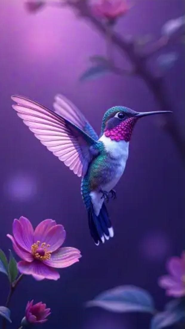 Toalla MOVA estampado colibri