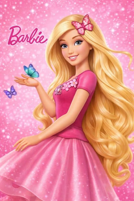 Toalla MOVA estampado BARBIE 2
