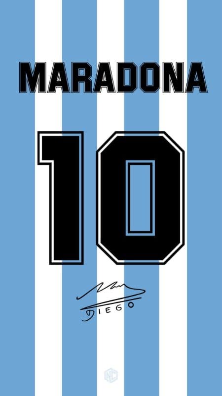 Toalla MOVA estampado MARADONA