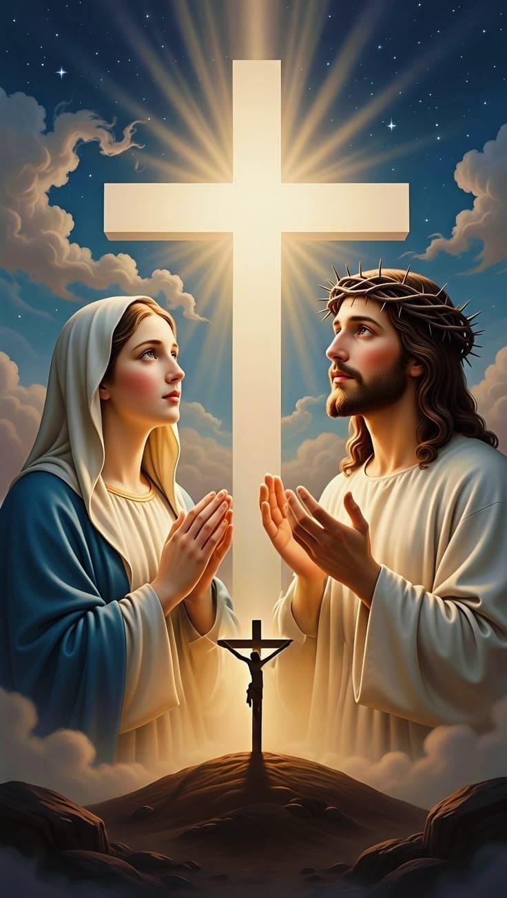 Toalla MOVA estampado JESUS Y MARIA